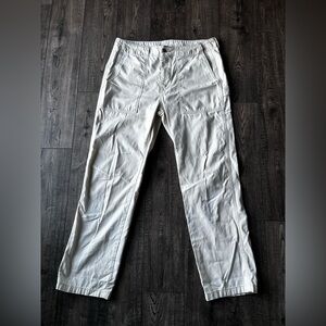 Zara origins Men's Cream Carpenter Pants